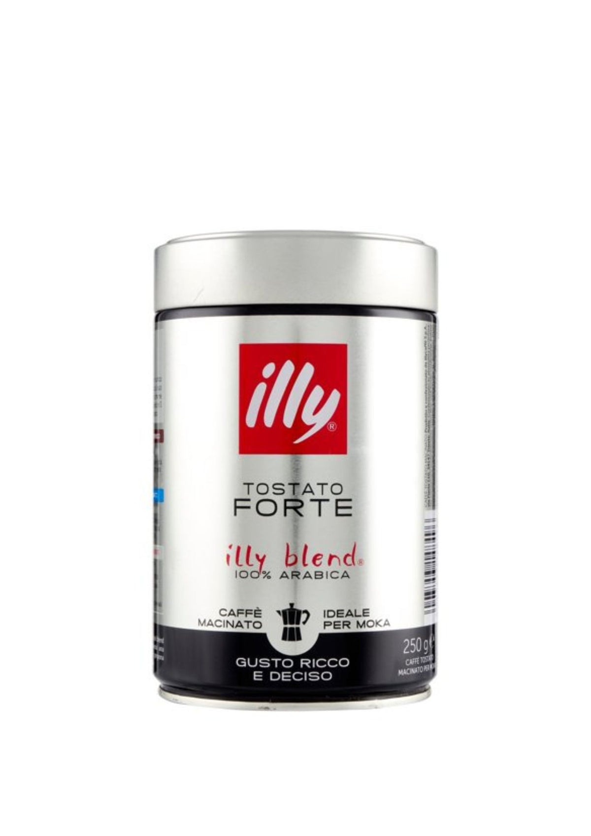illy Tostato Forte Gemahlener Kaffee für Moka (250g)