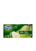 Yoga Optimum 70% Pera Italiana Fruchtsaft (3er-Pack / 3 x 200ml) mit Strohhalm – italienisch Original