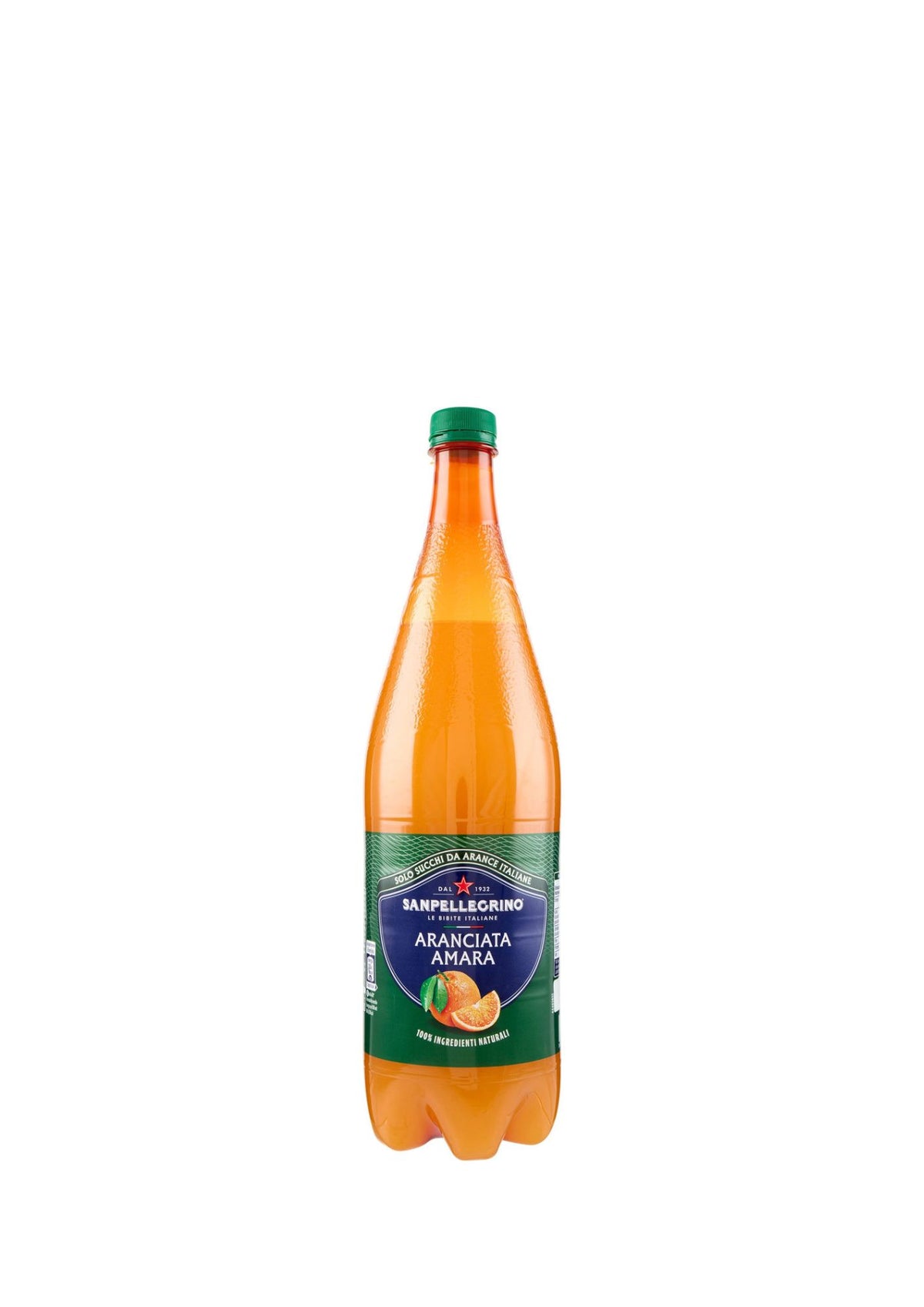 Sanpellegrino Aranciata Amara PET Flasche (1,2L) – herbe italienische Bitterorangenlimonade mit Zitrusrinde Original