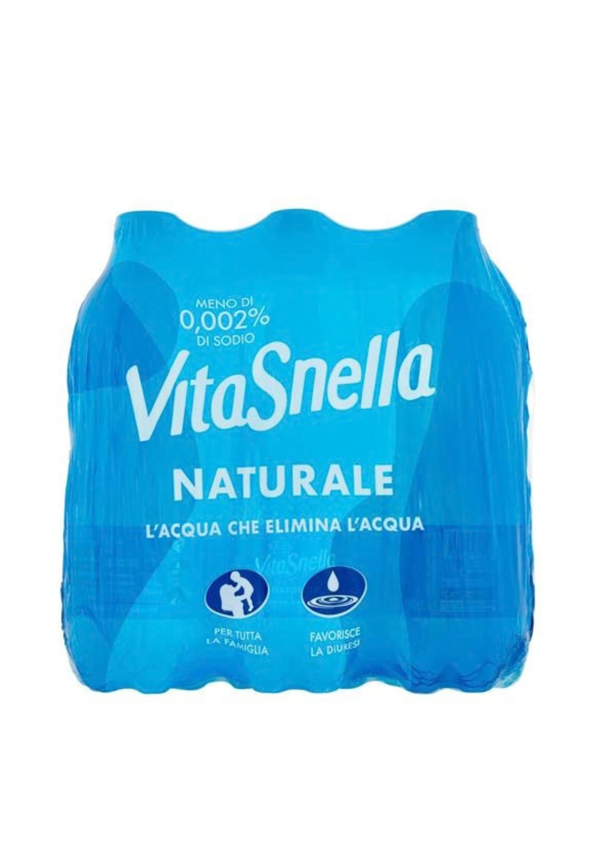 Vitasnella Mineralwasser ohne Kohlensäure (6 x 0,5L PET) – italienisch Original