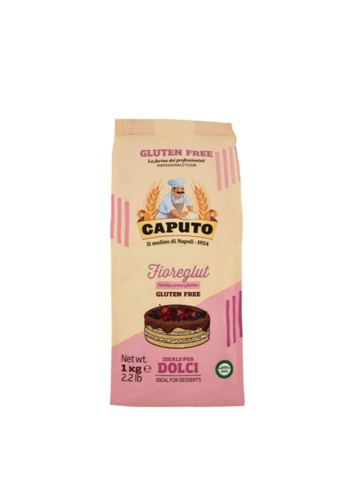 Caputo Glutenfreies Mehl Fioreglut für Süßwaren - 1 kg – italienisch Original