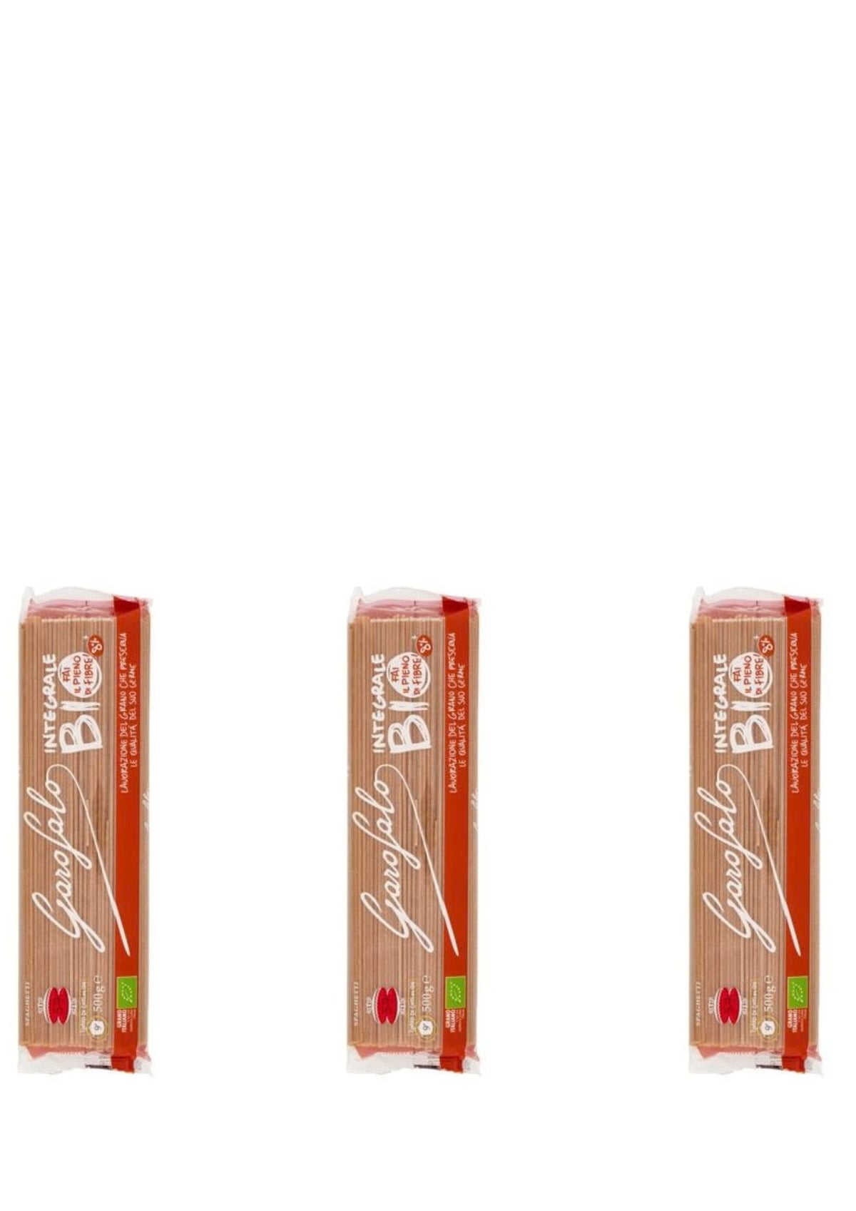 Garofalo Spaghetti Integrali Bio (3 x 500g) – Bio-Vollkorn-Pasta aus Gragnano – italienisch Original