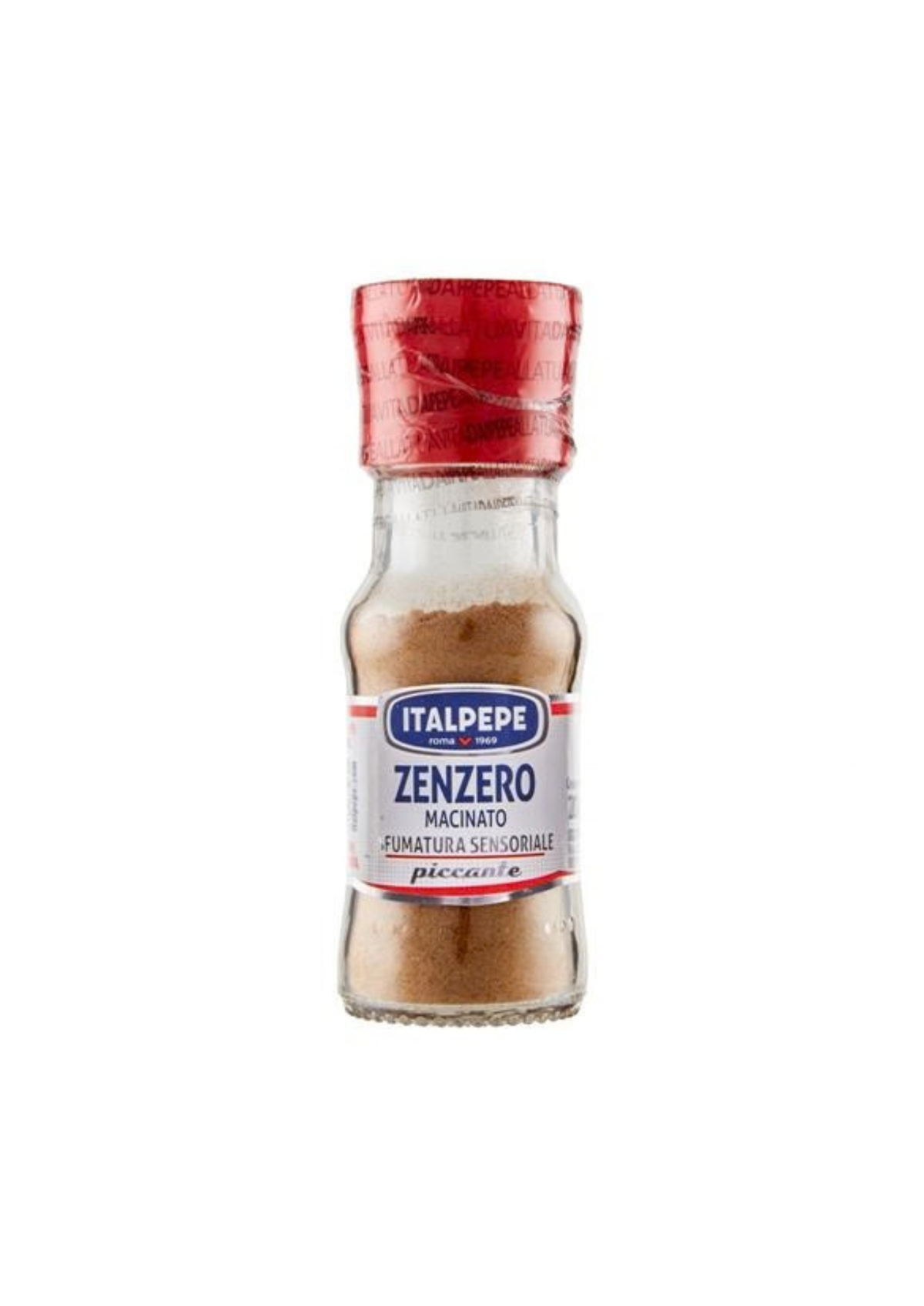 Italpepe Zenzero Macinato (20g) – Gemahlener Ingwer im Glasstreuer – italienisch Original