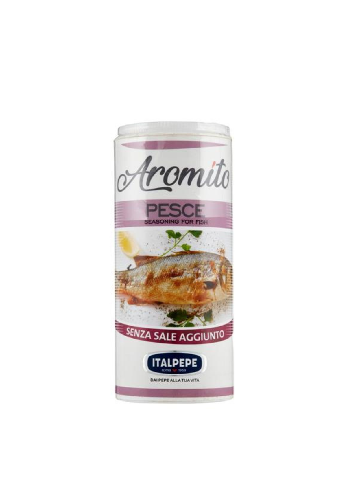 Italpepe Aromito Pesce (50g) – Mediterrane Würzsalzmischung für Fisch & Meeresfrüchte im Glasstreuer – italienisch Original
