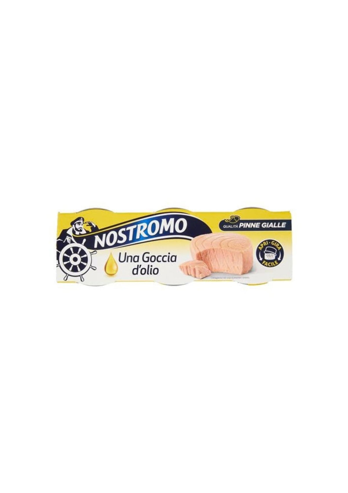 Nostromo Thunfisch mit Olivenöl – italienisch Original – 3er-Pack – 3 × 65 g
