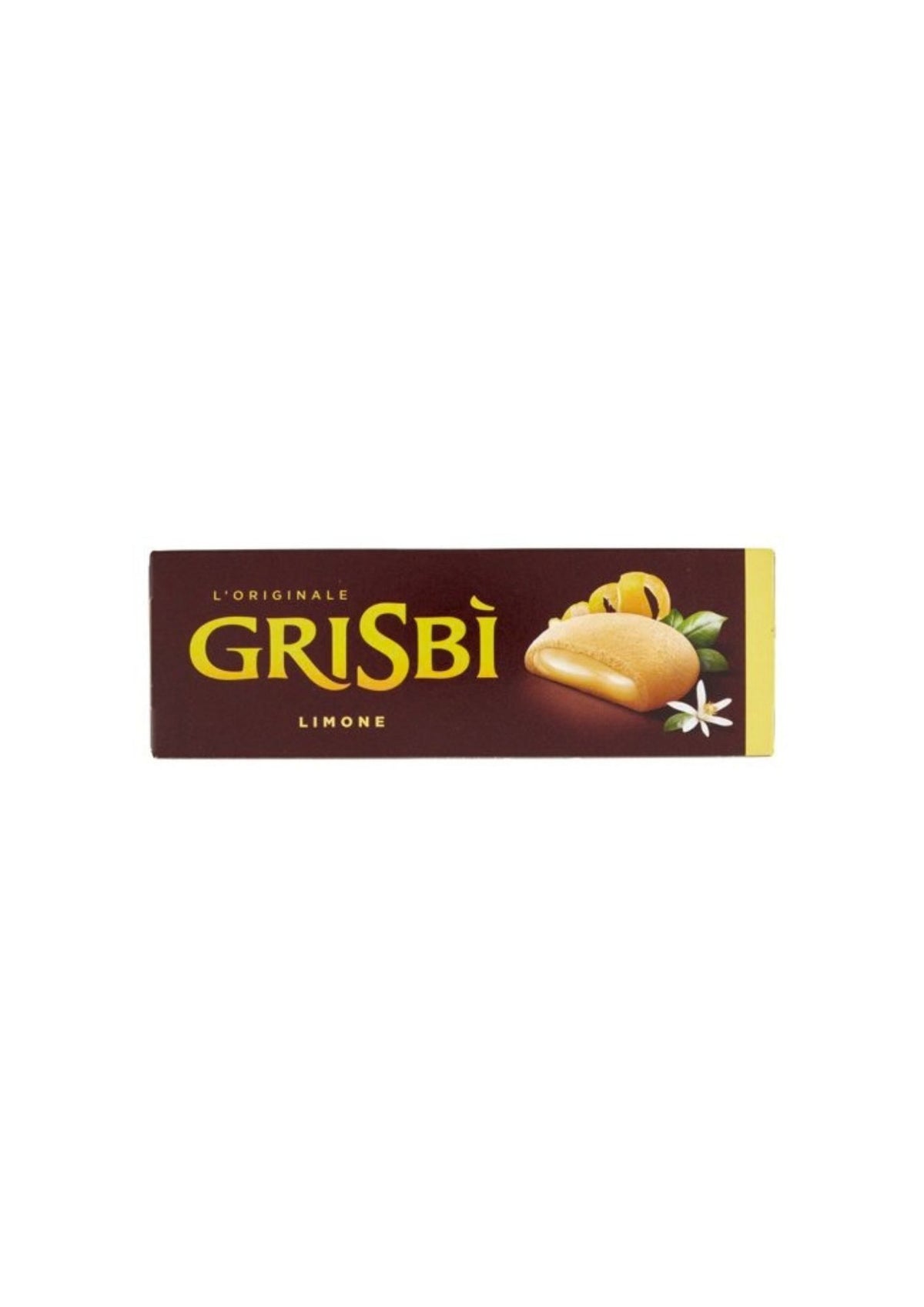 Grisbì – Kakaokekse mit Zitronencremefüllung – italienisch Original – 9er-Pack – 9 × 15 g