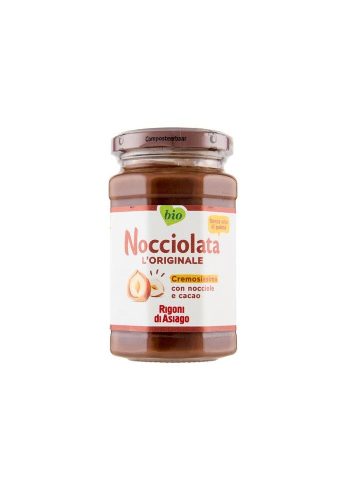 Rigoni di Asiago Nocciolata l’Originale – Bio-Haselnuss-Kakao-Aufstrich – italienisch Original – 1 × 250 g