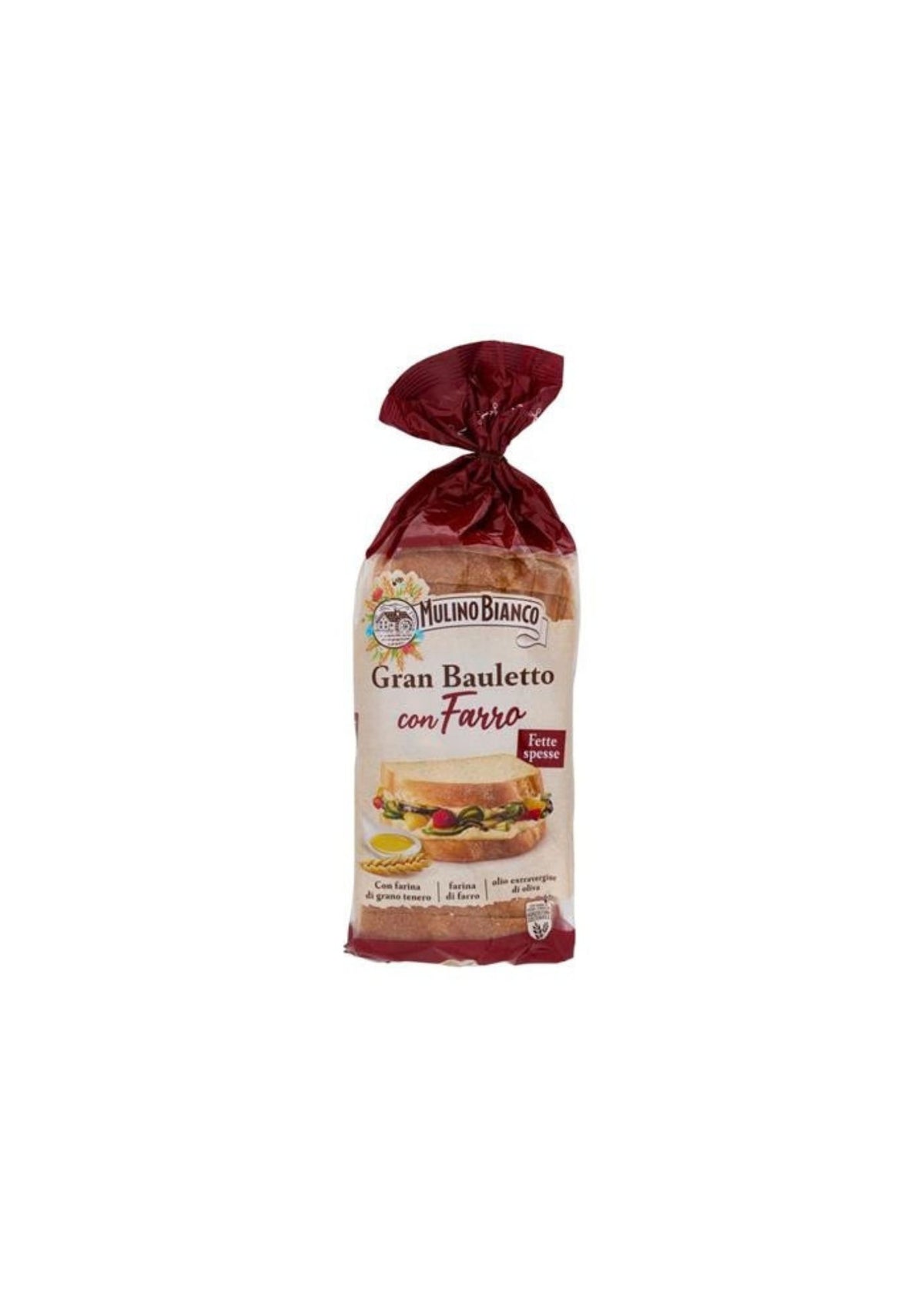 Mulino Bianco Gran Bauletto mit Weizen und Dinkel – italienisch Original – 2er-Pack – 2 × 500 g