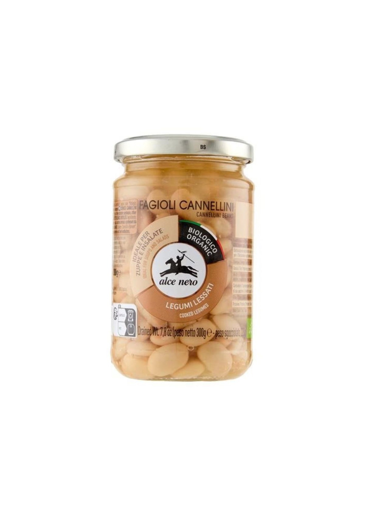 Alce Nero Bio Cannellini-Bohnen – italienisch Original – 300 g