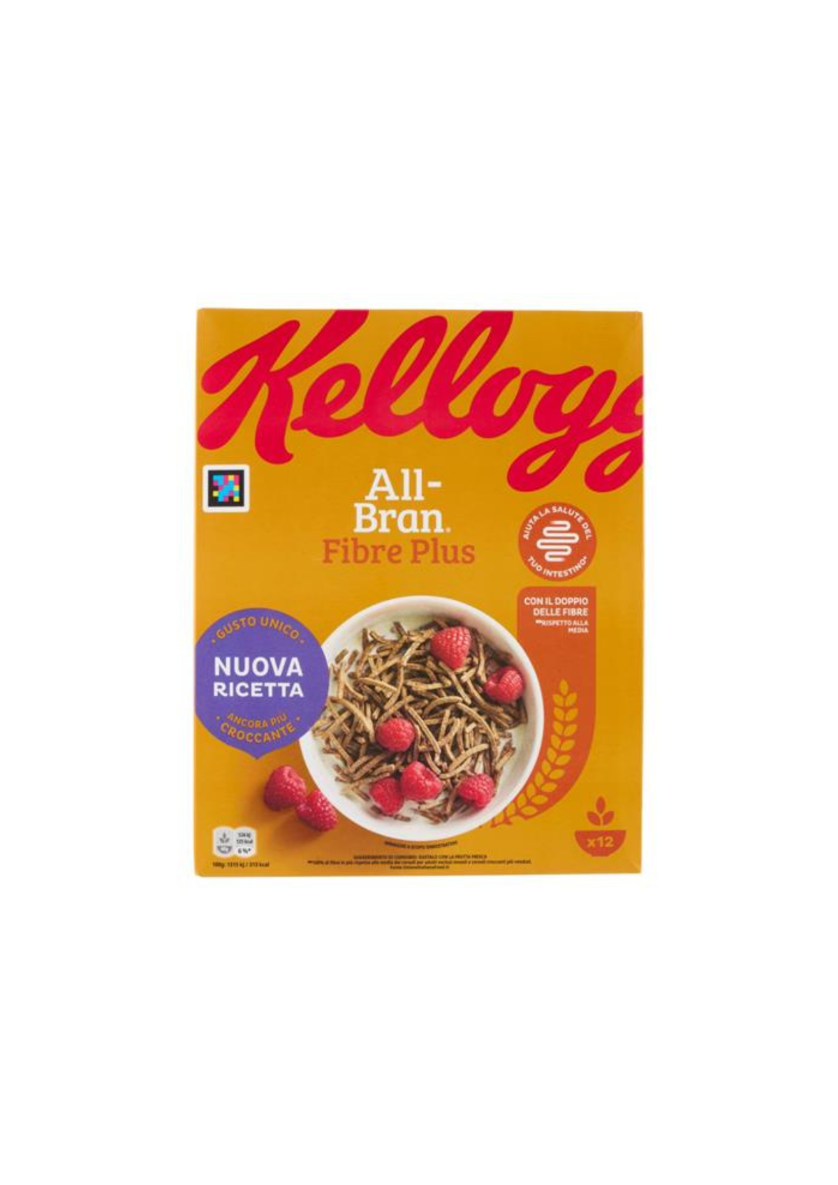 Kellogg’s All-Bran Fibre Plus – Weizenkleie-Cerealien mit hohem Ballaststoffgehalt – 1 × 500 g