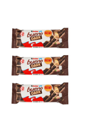 Kinder Bueno Dark – Knuspriger Waffelsnack mit Milch-Haselnusscreme und Zartbitterschokoladenüberzug-italienisch Original- (3er-Pack) – 3 × 43 g