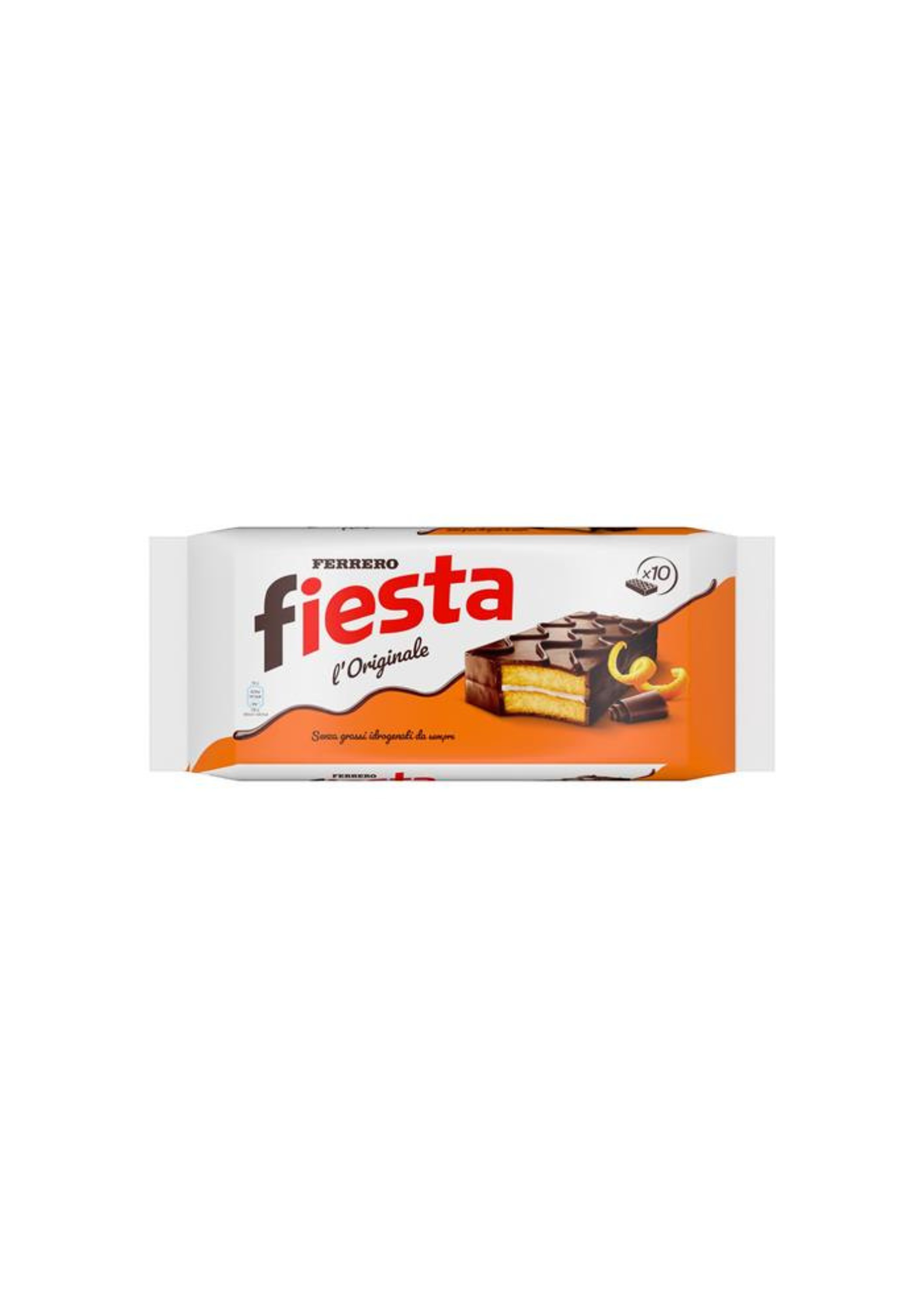 Ferrero Fiesta – Orangen-Snack mit Kakaoglasur (10er-Pack) - 10x36g – italienisch Original