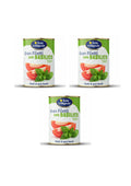 O' Sole 'e Napule Tomatenfilets mit Basilikum – italienisch Original – 3er-Pack – 3 × 400 g