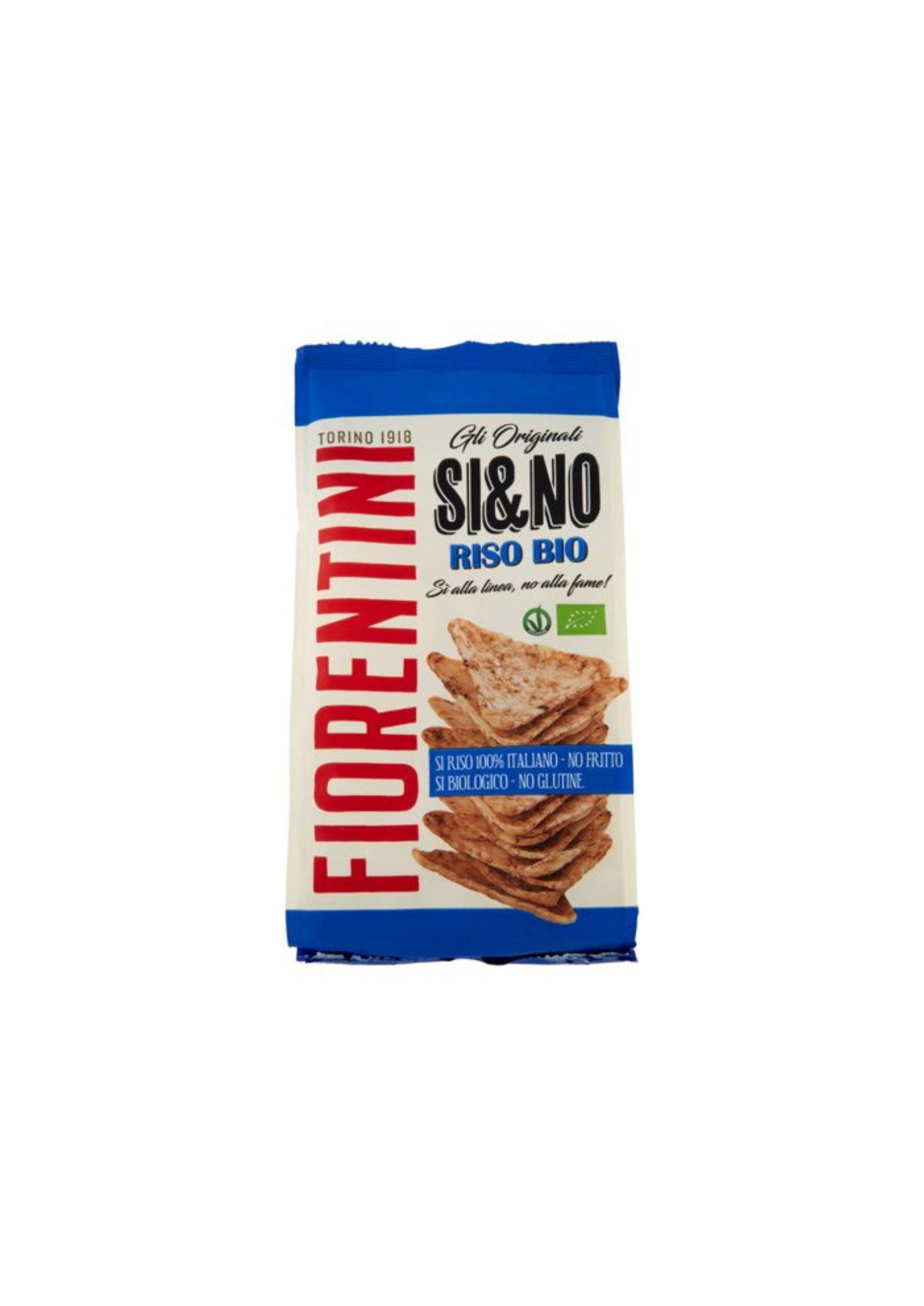 Fiorentini Bio Reis-Dreiecke (3er-pack) – 3x100 g – Original italienischer Snack