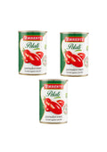 La Torrente Geschälte ganze Tomaten – italienisch Original – 3er-Pack – 3 × 400 g