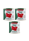La Torrente Geschälte Tomaten – italienisch Original – 3er-Pack – 3 × 2,5 kg