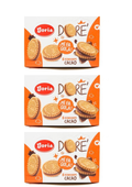 Doria Dorè Cacao – Kakaokekse – italienisch Original – 3er-Pack – 3 × 75 g