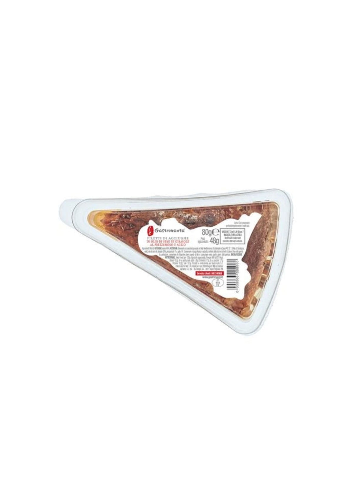 Gastronauta Sardellenfilets mit Petersilie und Knoblauch – italienisch Original – 80 g